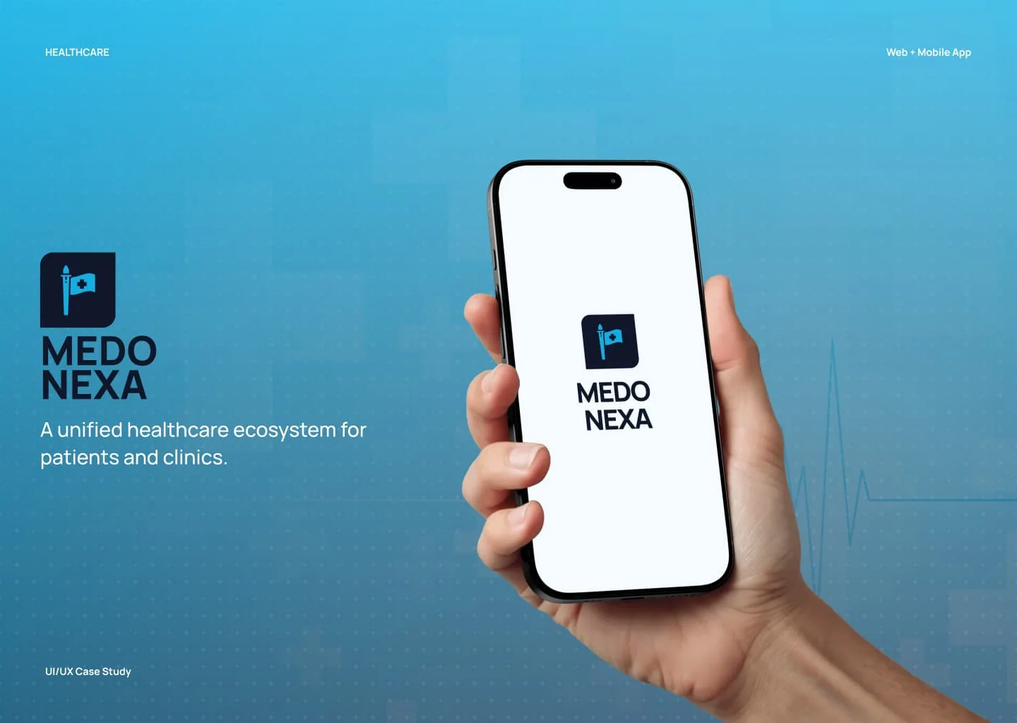 Medonexa - Modern Healthcare Appointment Platform — Enqcode case study cover