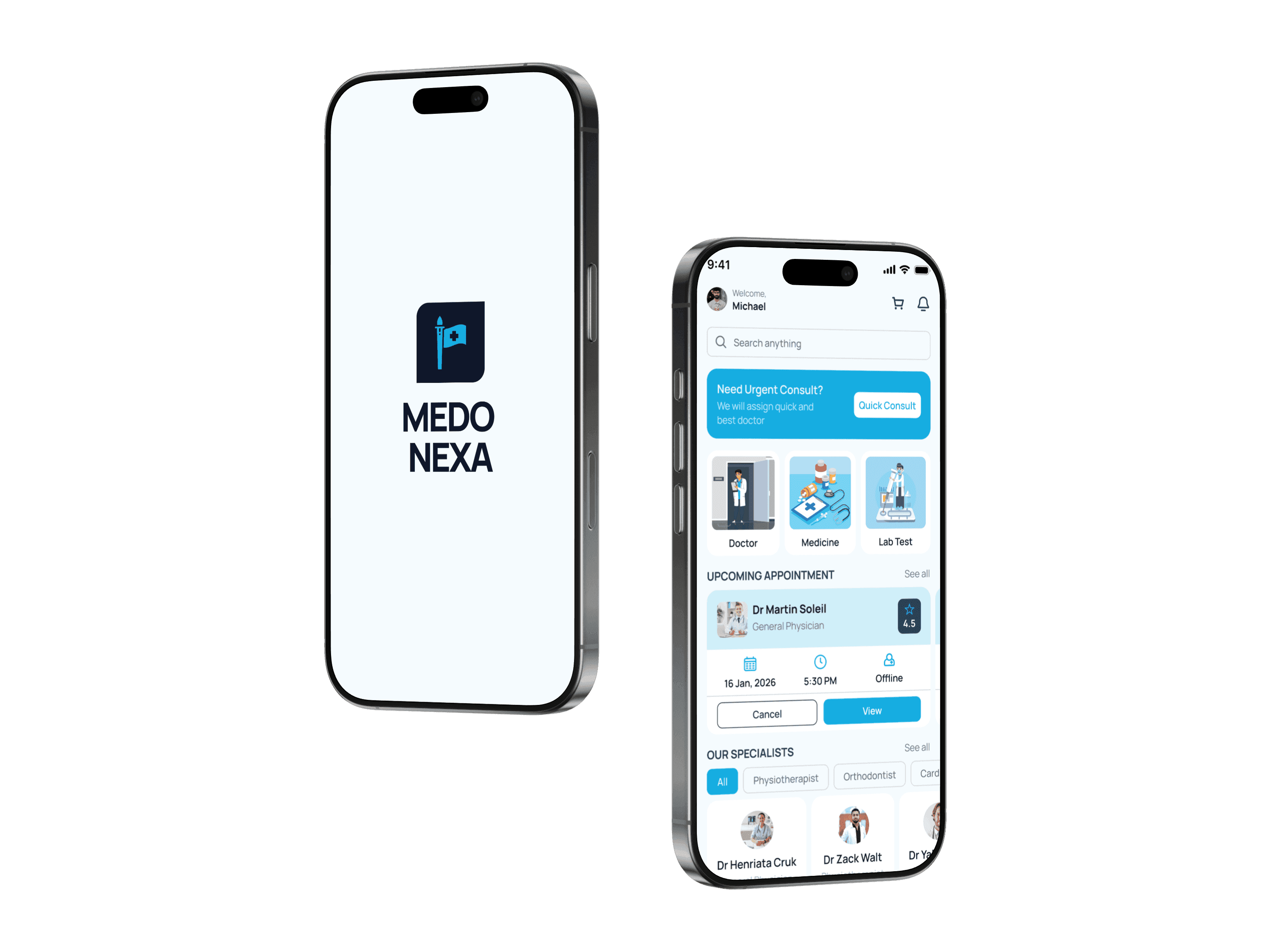 Medonexa App Interface