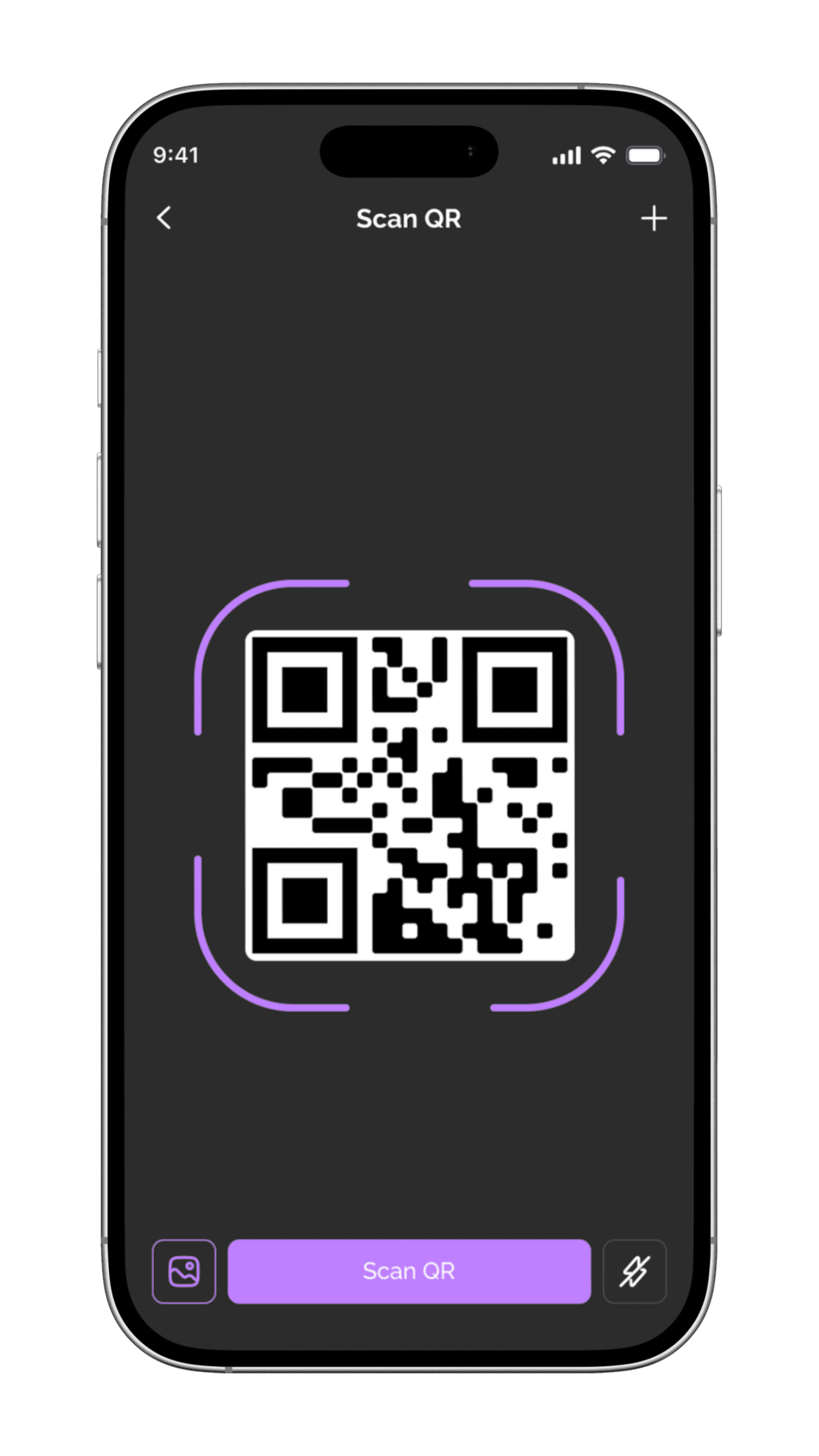 Trustezy Scan QR screen