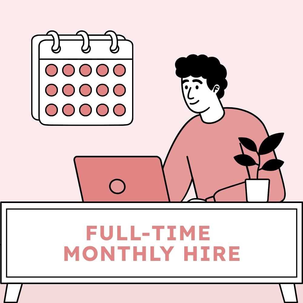 FULL-TIME MONTHLY HIRE software developer developer - Get dedicated software developers who work exclusively on your projects