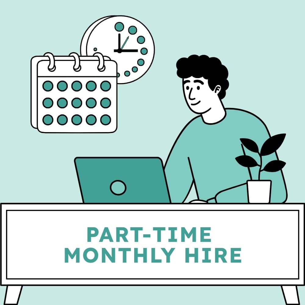 PART-TIME MONTHLY HIRE software developer developer - Ideal for ongoing maintenance, feature enhancements, or when you need expert support without full-time commitment