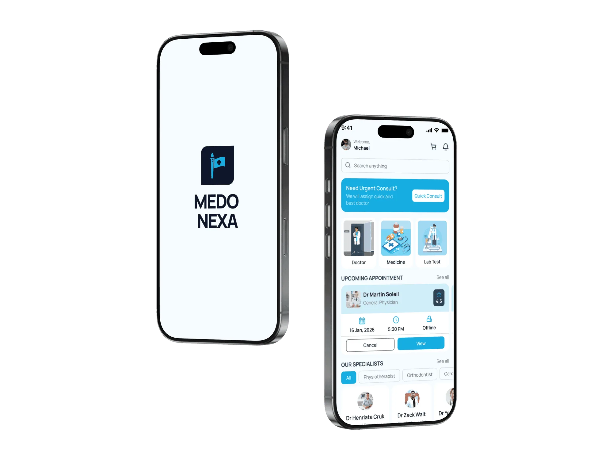 Medonexa App Interface